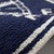 Ocean Explorer Navy Compass Rug - 3 Ft. Round