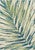 Aqua Breeze Palm Indoor/Outdoor Rug - 2 x 5