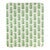 Tropical Elegance Fleece Throw - Green
