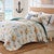 Jade Beach Quilt Bed Set - Full/Queen