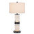 Carson Leaf Glass Table Lamp