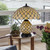 Vintage Art Glass Dual Light Table Lamp