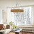 Barlow Cane Metal Chandelier - 4 Light