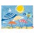 Sunny Beach Umbrellas Personalized Wall Art
