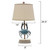 Blue Crab Table Lamp