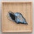 Indigo Junior Conch Burlap Framed Wall Art - CLEARANCE