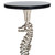 Gilded Silver Seahorse End Table