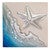 Caribbean Shore Starfish Metal Wall Art