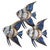 Angelfish Trio Metal Wall Art