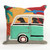 Beach Trip Sunset Indoor/Outdoor Pillow