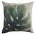 Tropical Leaf Pillow with Feather Insert
