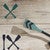 Rustic Lake Paddles Wall Clock