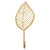 Dainty Leaf Single Hooks - Set of 2