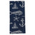 Nautical Navigator Navy Dishtowels - Set of 4