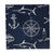 Nautical Navigator Navy Napkins - Set of 4