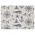 Nautical Navigator White Placemats - Set of 4
