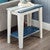 Abalone Stripe Rectangle End Table