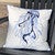 Sapphire Jellyfish Indoor/Outdoor Pillow