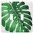 Emerald Monstera Double Switch Plate