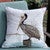Beach Basker Pelican Indoor/Outdoor Pillow