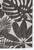 Prince Palm Black Indoor/Outdoor Rug - 5 x 8