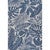 Prince Palm Blue Indoor/Outdoor Rug - 2 x 6