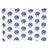 Indigo Coral Placemats - Set of 6