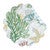 Sea Garden Escape Round Placemats - Set of 6 - OUT OF STOCK UNTIL 06/04/2025