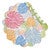 Palm Explosion Round Placemats - Set of 4