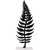 Fern Leaf Desktop Decor - Dark Bronze