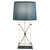 Mariner's Table Lamp with Navy Wood Base