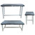 Bow Line Table Set with Square End Tables (4pcs)