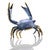 Ocean Blue Crab Sculpture - OUT OF STOCK UNTIL 06/03/2025