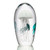 Jellyfish Quartet Art Glass - White & Blue