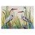 Blue Herons Lakeside Hooked Accent Rug