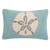 Sand Dollar Beach Hooked Pillow