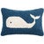 Tropical Whale Hooked Pillow - OUT OF STOCK UNTIL 04/17/2025