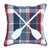 Coastal Oars Plaid Pillow
