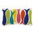 Fiesta Fish Hooked Pillow