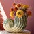 Coiled Seashell Ceramic Vase