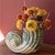 Coiled Seashell Ceramic Vase