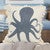 Indigo Octopus Pillow