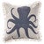 Indigo Octopus Pillow