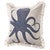 Indigo Octopus Pillow