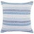 Serene Blue Chevrons Pillow