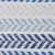 Serene Blue Chevrons Pillow