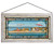 Summer Colors Stained Glass Art with White Frame