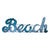 Beach Handmade Metal Sign