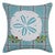 Sand Dollar Seaside Holly Pillow