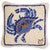 Ocean Crustacean Hooked Wool Pillow